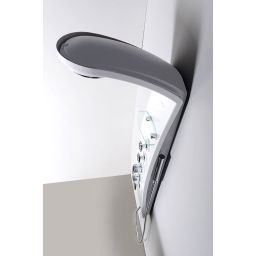 Polysan Luk panel prysznicowy ścienny termostatyczny biały 80312