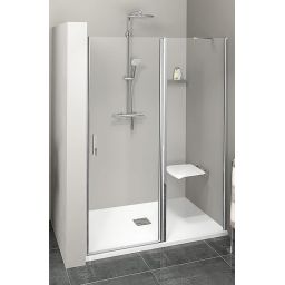 Polysan Zoom Line drzwi prysznicowe 90 cm chrom/szkło przezroczyste ZL1390