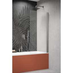 Radaway Nes 6 Brushed Nickel PNJ I parawan nawannowy 80 cm 1-częściowy nikiel szczotkowany/szkło przezroczyste 10011080-91-01R