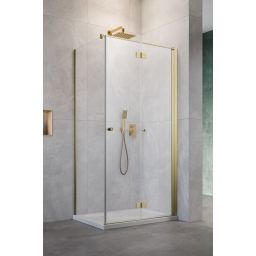 Radaway NES 6 Brushed Gold KDJ B drzwi prysznicowe 100 cm składane złoty szczotkowany/szkło przezroczyste 10025100-99-01R