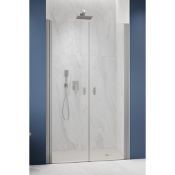 Radaway Nes Brushed Nickel DWD I drzwi prysznicowe 100 cm uchylne nikiel szczotkowany/szkło przezroczyste 10027100-91-01