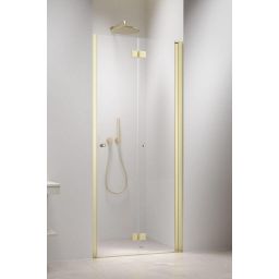 Radaway NES 6 Brushed Light Gold DWB drzwi prysznicowe 90 cm składane jasny złoty szczotkowany/szkło przezroczyste 10029090-98-01R
