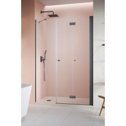 Radaway NES 6 Brushed GunMetal DWS B drzwi prysznicowe 75 cm składane gunmetal szczotkowany/szkło przezroczyste 10044750-92-01R