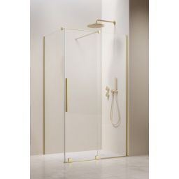 Radaway Furo Brushed Light Gold KDJ drzwi prysznicowe 47,2 cm rozsuwane złoty szczotkowany/szkło przezroczyste 10104472-98-01R