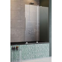 Radaway Furo PND II Black drzwi parawanu 58,8 cm lewe chrom/szkło przezroczyste 10109588-01-01L