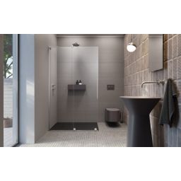 Radaway Furo SL Walk-in drzwi prysznicowe 58,8 cm prawe chrom/szkło przezroczyste 10306588-01-01R