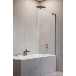 Radaway Modo SL Brushed Copper PNJ II parawan nawannowy 60 cm 1-częściowy miedź szczotkowana/szkło przezroczyste 10316060-93-01R