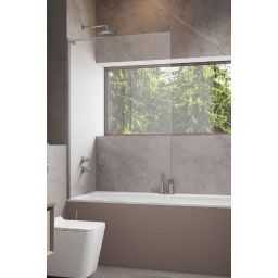 Radaway Modo SL PNJ II parawan nawannowy 80 cm 1-częściowy szczotkowany/szkło przezroczyste 10316080-91-01L