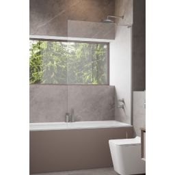 Radaway Modo SL PNJ II parawan nawannowy 80 cm 1-częściowy szczotkowany/szkło przezroczyste 10316080-91-01R