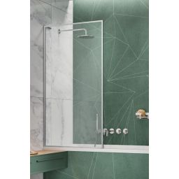 Radaway Modo F SL PNJ II parawan nawannowy 70 cm 1-częściowy chrom połysk/szkło przezroczyste 10406070-01-01L