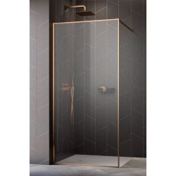 Radaway Modo F Brushed Copper II ścianka prysznicowa walk-in 110 cm miedź szczotkowana/szkło przezroczyste 10409114-93-01