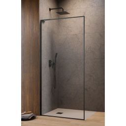 Radaway Modo F Brushed Gunmetal II ścianka prysznicowa walk-in 90 cm GubMetal szczotkowany/szkło przezroczyste 10419094-92-01L