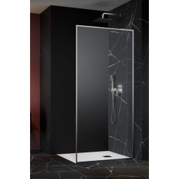 Radaway Modo F SL Brushed Nickel II ścianka prysznicowa 120 cm nikiel szczotkowany/szkło przezroczyste 10419124-91-01R