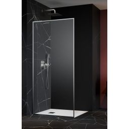 Radaway Modo F SL Brushed Nickel II ścianka prysznicowa 120 cm nikiel szczotkowany/szkło przezroczyste 10419124-91-01L