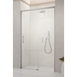 Radaway Idea Brushed Nickel DWJ drzwi prysznicowe 120 cm rozsuwane nikiel szczotkowany/szkło przezroczyste 387016-91-01R