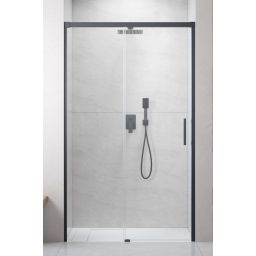 Radaway Idea Brushed GunMetal DWJ drzwi prysznicowe 140 cm rozsuwane gunmetal szczotkowany/szkło przezroczyste 387018-92-01L