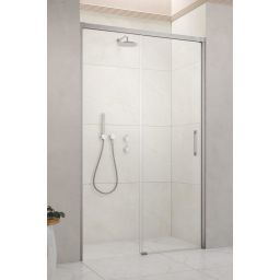 Radaway Idea 6 Brushed Nickel DWJ drzwi prysznicowe 115 cm rozsuwane nikiel szczotkowany/szkło przezroczyste 387022-91-01L