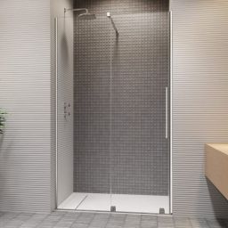 Radaway Furo DWJ drzwi prysznicowe 82,2 cm wnękowe lewe chrom/szkło przezroczyste 10107822-01-01L