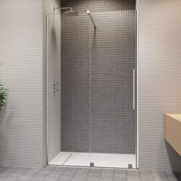 Radaway Furo DWJ drzwi prysznicowe 72,2 cm wnękowe lewe chrom/szkło przezroczyste 10107772-01-01L