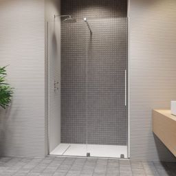 Radaway Furo DWJ drzwi prysznicowe 62,2 cm wnękowe lewe chrom/szkło przezroczyste 10107622-01-01L