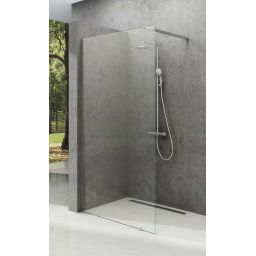 Ravak Walk-In Wall ścianka prysznicowa 60 cm wolnostojąca aluminium/szkło przezroczyste GW9W00C00Z1