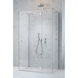 Radaway Fuenta Chrome KDJ+S drzwi prysznicowe 80 cm uchylne chrom połysk/szkło przezroczyste 1384021-01-01R