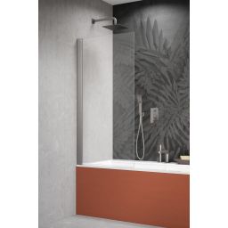 Radaway Nes Brushed Nickel PNJ I parawan nawannowy 70 cm 1-częściowy nikiel szczotkowany/szkło przezroczyste 10011070-91-01L