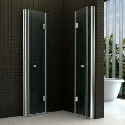 Rea Fold kabina prysznicowa 80x80 cm kwadratowa chrom/szkło przezroczyste REA-K9990