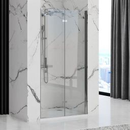 Rea Molier drzwi prysznicowe 90 cm z profilem magnetycznym chrom/szkło przezroczyste REA-K8539/REA-K3261