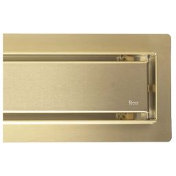 Rea Neox odpływ liniowy 80 cm złoty szczotkowany REA-G4894