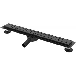 Rea Greek odpływ liniowy 90 cm czarny REA-G8026