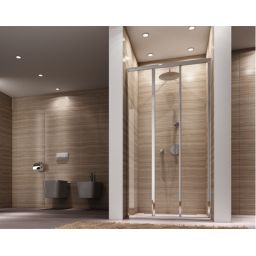 Rea Alex drzwi prysznicowe 80 cm rozsuwane chrom połysk/szkło przezroczyste REA-K0287