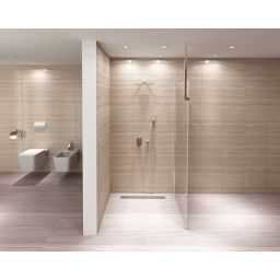 Rea Aero Walk-in ścianka prysznicowa 110 cm wolnostojąca chrom/szkło przezroczyste REA-K3021