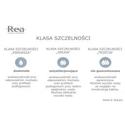 Rea Nixon-2 drzwi prysznicowe 120 cm rozsuwane chrom połysk/szkło przezroczyste REA-K5002