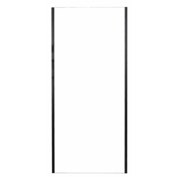 Rea Rapid ścianka prysznicowa 80 cm boczna czarny/szkło przezroczyste REA-K6421