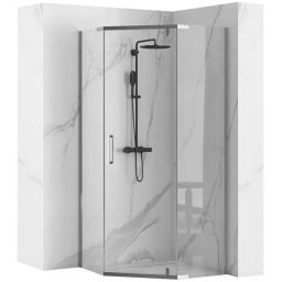 Rea Axin kabina prysznicowa 90x90 cm chrom połysk/szkło przezroczyste REA-K8779