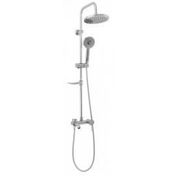 Rea Luis zestaw wannowo-prysznicowy ścienny chrom REA-P7007
