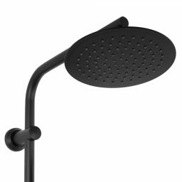 Rea Bliss zestaw prysznicowy ścienny termostatyczny z deszczownicą czarny REA-P8804