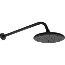 Rea Mild zestaw prysznicowy podtynkowy z deszczownicą czarny-złoty REA-P9143