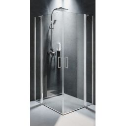 Riho Novik Z207 kabina prysznicowa 90x90 cm kwadratowa chrom błyszczący/szkło przezroczyste G003020120
