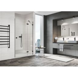 Ronal Annea drzwi prysznicowe 80 cm uchylne chrom połysk/szkło przezroczyste AN13WD08005007