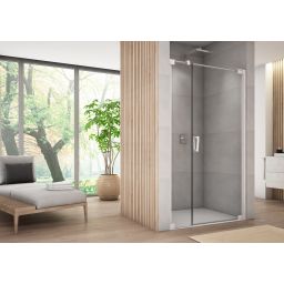 Ronal Cadura drzwi prysznicowe 90 cm uchylne biały mat/szkło przezroczyste CA31CG0900907