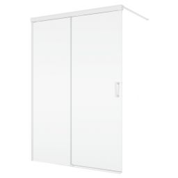 Ronal Cadura ścianka prysznicowa walk-in 140 cm biały mat/szkło przezroczyste CAW2G1400907