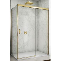 Ronal Cadura ścianka prysznicowa 90 cm złoty/szkło przezroczyste CAST0901207