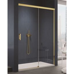 Ronal Cadura drzwi prysznicowe 110 cm rozsuwane złoty połysk/szkło przezroczyste CAS2D1101207