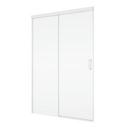 Ronal Cadura drzwi prysznicowe 100 cm rozsuwane biały mat/szkło przezroczyste CAS2G1000907