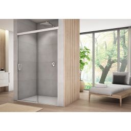 Ronal Cadura drzwi prysznicowe 150 cm prawe biały mat/szkło przezroczyste CAS2D1500907