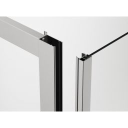 Ronal Arelia ścianka prysznicowa 80 cm srebrny połysk/szkło przezroczyste D20F10804007