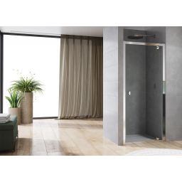 Ronal Arelia drzwi prysznicowe 80 cm uchylne srebrny połysk/szkło przezroczyste D20T10804007