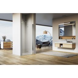 Ronal Solino drzwi prysznicowe 80 cm prawe srebrny połysk/szkło przezroczyste SOLF1D0805007